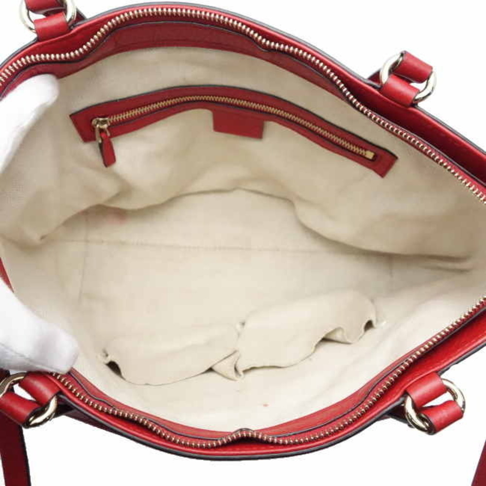 Gucci Red Bag Soho Leather